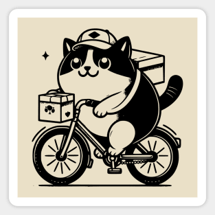 Sweet Cat Courier Magnet